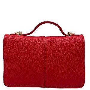 On 34th Red Fiery Red Lindzz Wallet On A String Crossbody Bag